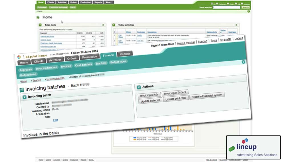 CRM Adpoint de Lineup