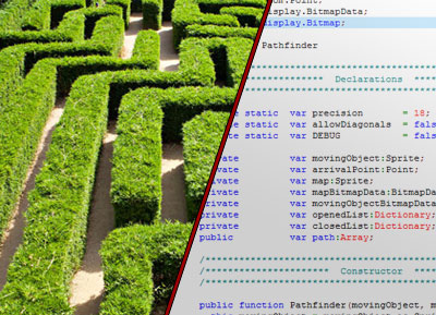 Pathfinder.as - Labyrinthe