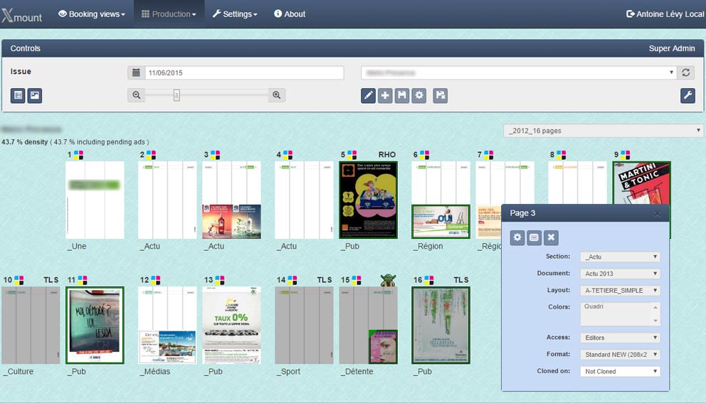 Ads planning in Xmount